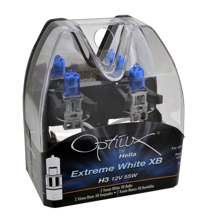 Hella H3 12V 55W Xen White XB Bulb (Pair) - H71071312