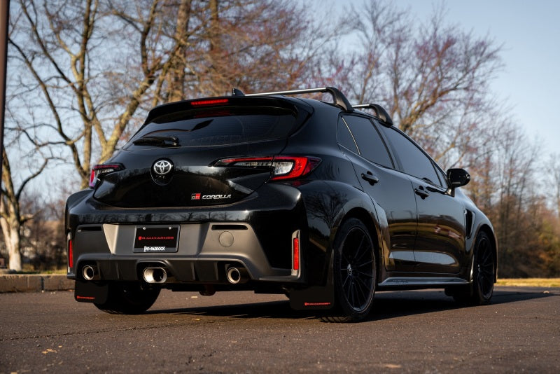 Rally Armor 23-25 Toyota GR Corolla Black UR Mud Flap - MF89-UR-BLK-WH