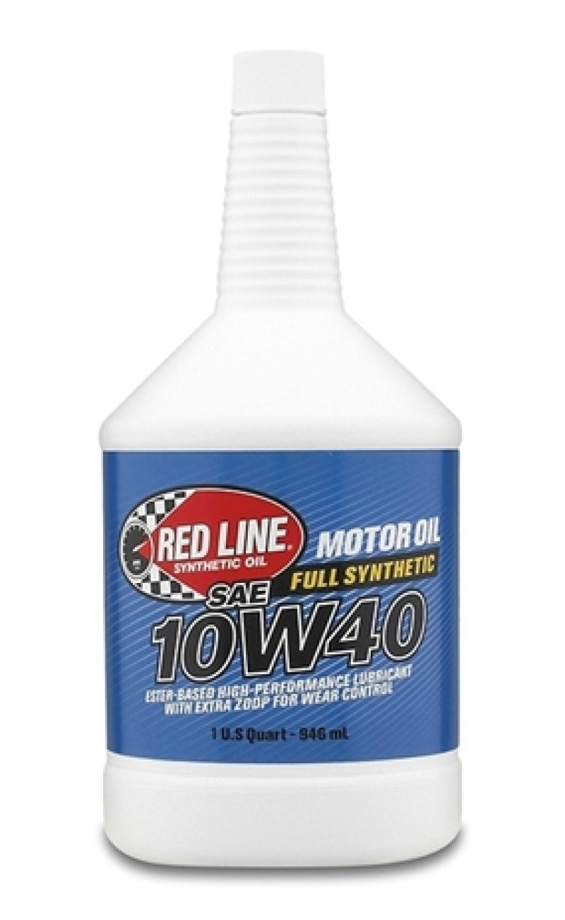 Red Line 10W40 Motor Oil - Quart - 11404 - 12/pkg