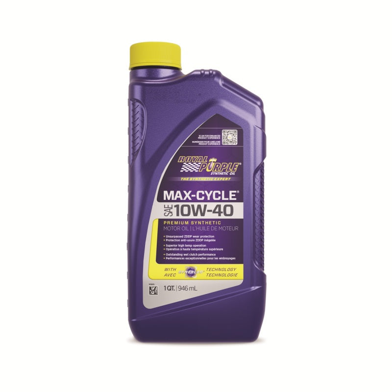 Royal Purple Max-Cycle Synthetic 10W-40 Motorcycle Oil (Canada) - 1 - 26315 - 6/pkg