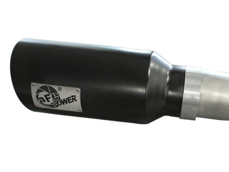 aFe MACHForce XP DPF-Back Exhaust 3in SS w/ 6in Black - 49-42044-B