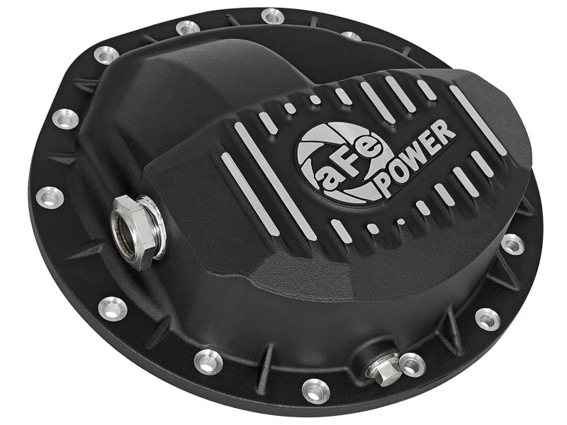 aFe Power Cover Diff Front Machined w/ 75W-90 Gear Oil - 46-70042-WL