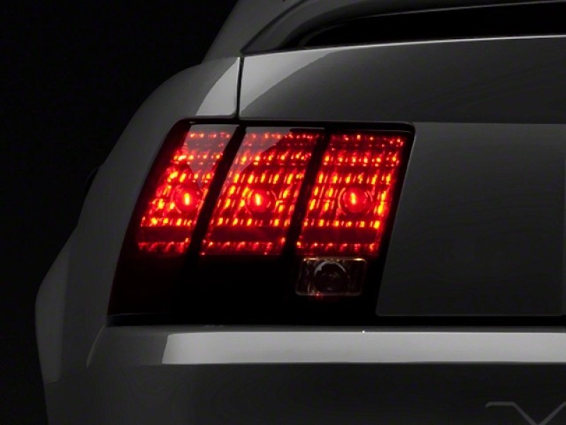 Raxiom 99-04 Ford Mustang Excluding 99-01 Cobra Tail Lights- Black - 49080