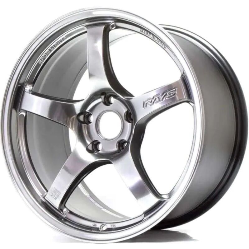 Gram Lights 57CR 19x9.5 +25 5-114.3 Grace Silver Wheel (Special - WGCR425EQNK