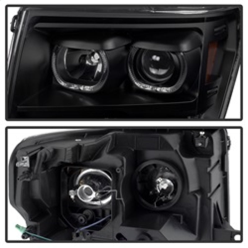 Xtune Ford F150 09-14 Projector Headlights Halogen Model Only LED - 9032226