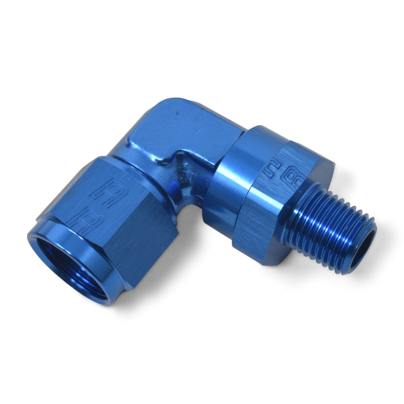 Russell Performance -8 AN 90 Degree Female to Male 1/4in - 614008