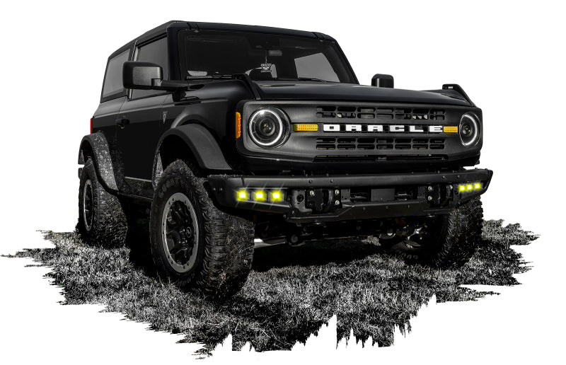 ORACLE Lighting 21-22 Ford Bronco Triple LED Fog Light Kit - 5890-006