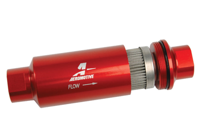 Aeromotive In-Line Filter - AN-10 size - 40 Micron SS - 12335