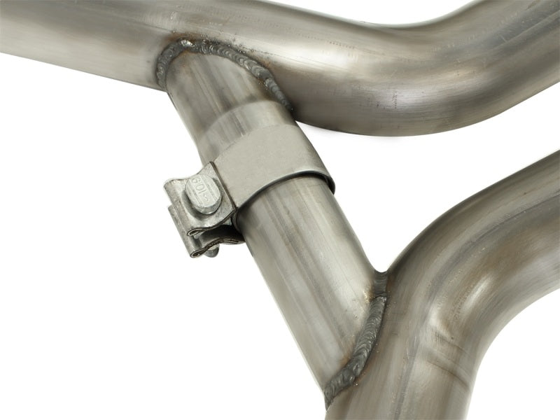 aFe MACHForce XP Exhaust 2.5in Stainless Steel CB/10-13 Chevy Camaro - 49-44042-B