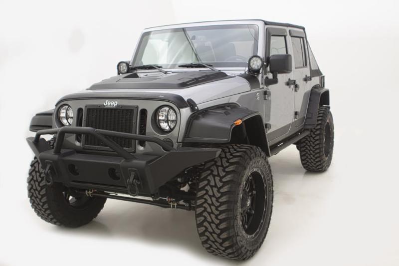 AVS 07-18 Jeep Wrangler (2 Door) Ventvisor & Aeroskin Deflector - 56020060