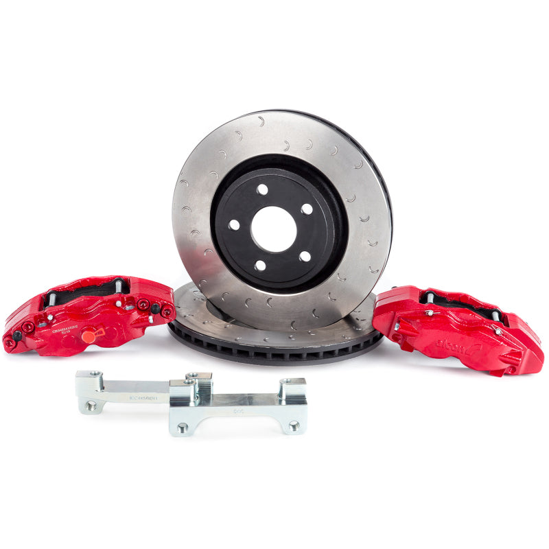 Alcon 07+ Jeep JK w/ 5x5.5in Hub 357x32mm Rotor 4-Piston - BKF5459AX13