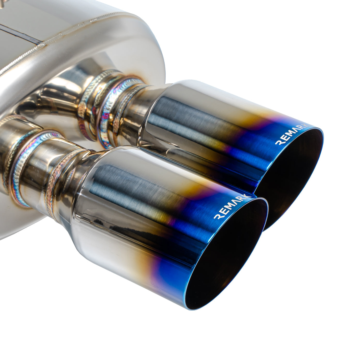 Remark 2015+ Subaru WRX/STi 4in Quad Cat-Back Exhaust Stainless Single - RK-C4076S-01C