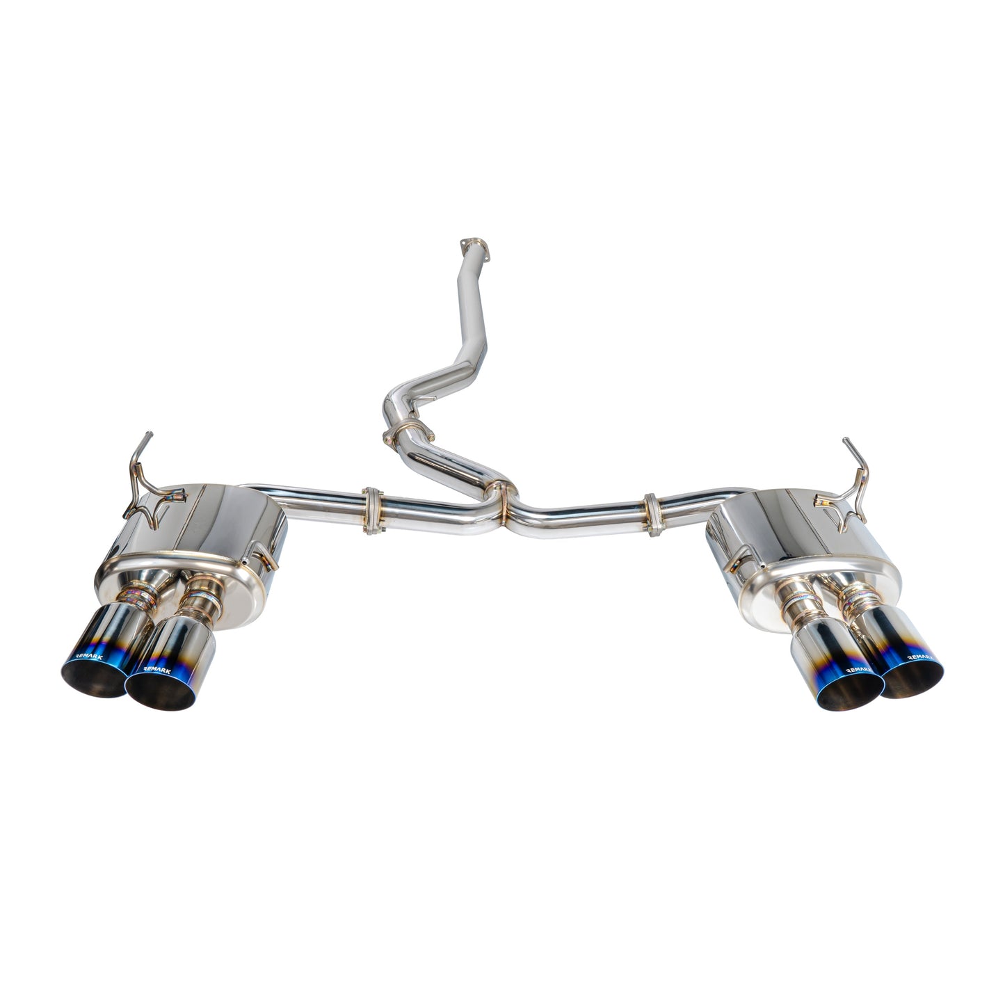 Remark 2015+ Subaru WRX/STi 4in Quad Cat-Back Exhaust Stainless Single - RK-C4076S-01C
