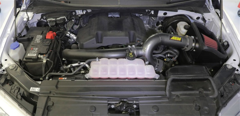 AEM 17-18 Ford F-150 3.5L V6 F/I Gunmetal Gray Cold - 21-8130DC