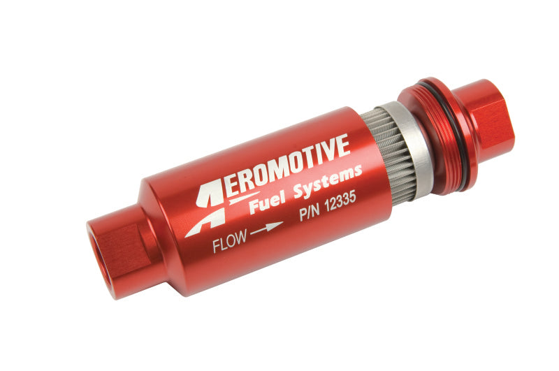 Aeromotive In-Line Filter - AN-10 size - 40 Micron SS - 12335