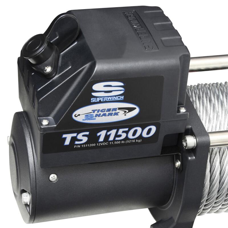 Superwinch 11500 LBS 12V DC 3/8in x 84ft Steel Rope - 1511200