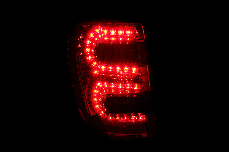 ANZO 1999-2004 Jeep Grand Cherokee LED Taillights Red/Clear - 311150