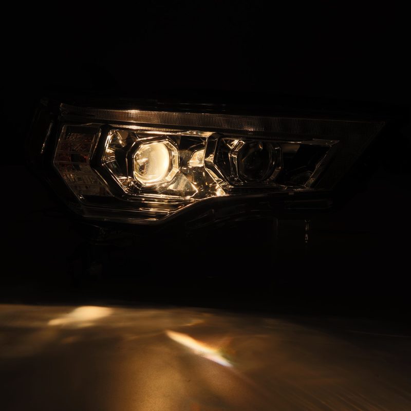 AlphaRex 14-20 Toyota 4Runner PRO-Series LED Proj Headlights Alpha-Black w/Sequential - 880850