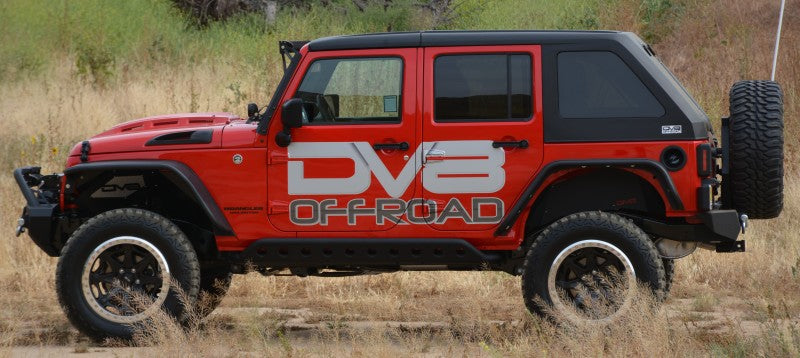 DV8 Offroad 07-18 Jeep Wrangler JK Metal Heat Dispersion Hood - HDMB07-02