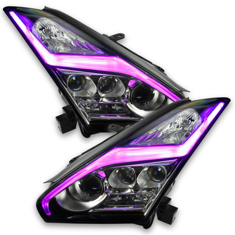 Oracle 1521 Nissan GTR RGB+W (Lightning Bolt) Headlight DRL Upgrade - 1283-333