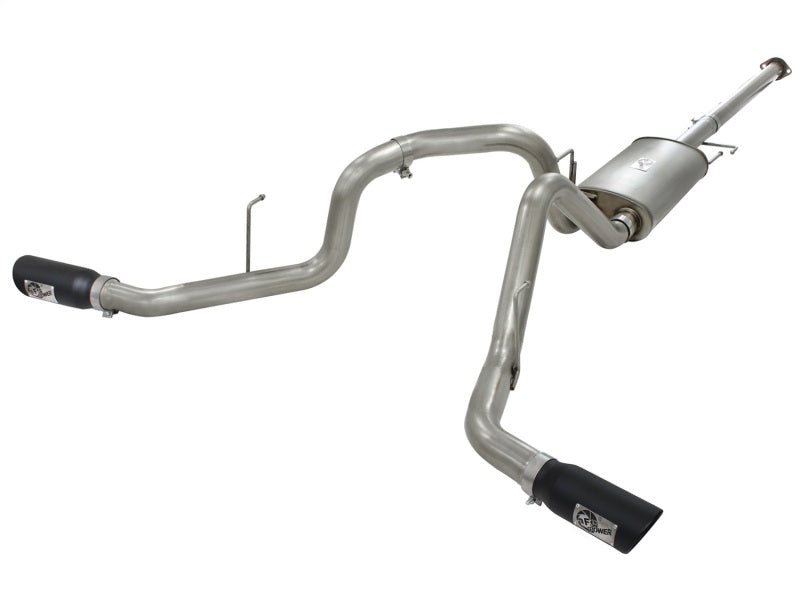 aFe MACHForce XP Exhaust 3in SS Dual Side Exit CB - 49-43056-B