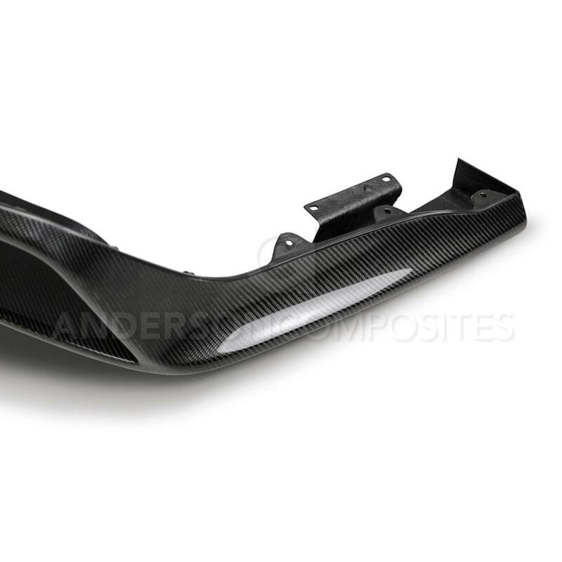 Anderson Composites 15-16 Ford Mustang R-Style Carbon Fiber Rear Valance - AC-RL15FDMU-GR