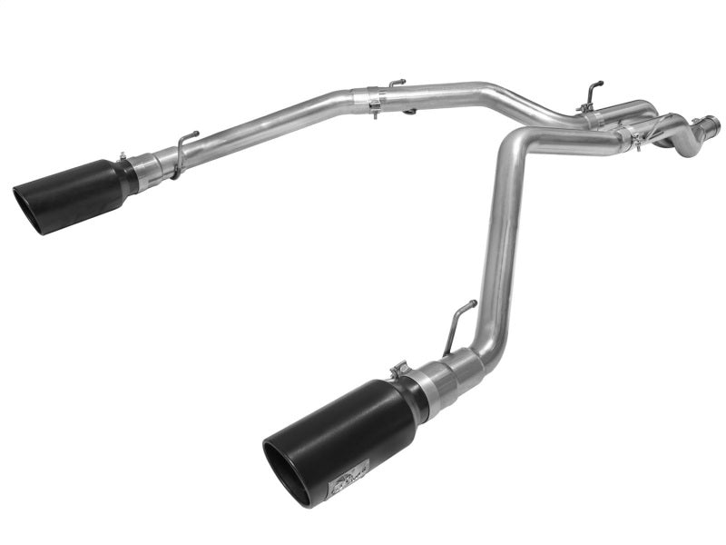 aFe MACHForce XP DPF-Back Exhaust 3in SS w/ 6in Black - 49-42044-B