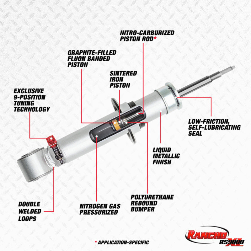 Rancho 07-13 Chevrolet Avalanche Front RS9000XL Strut - RS999786