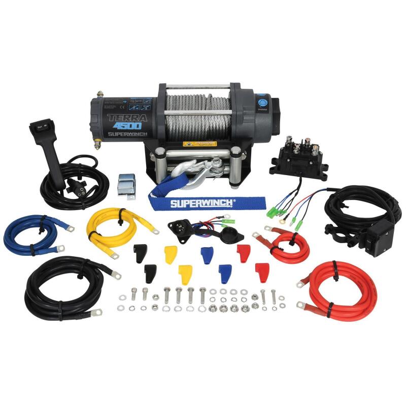 Superwinch 4500 LBS 12V DC 15/64in x 50ft Steel Rope - 1145260
