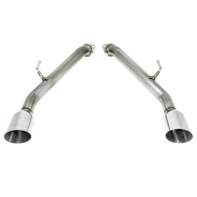 Remark 2014+ Infiniti Q50 Axle Back Exhaust w/Stainless Steel Single - RO-TSQ5-S
