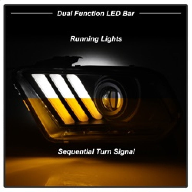 Spyder Ford Mustang 10-13 Projector Headlights - HID Model Only - 5084569