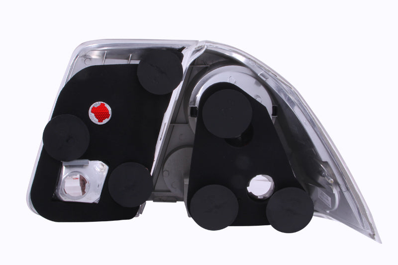 ANZO 2001-2004 Honda Civic Taillights Chrome - 221047