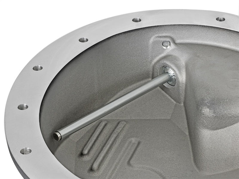 aFe Power Cover Diff Front Machined w/ 75W-90 Gear Oil - 46-70042-WL
