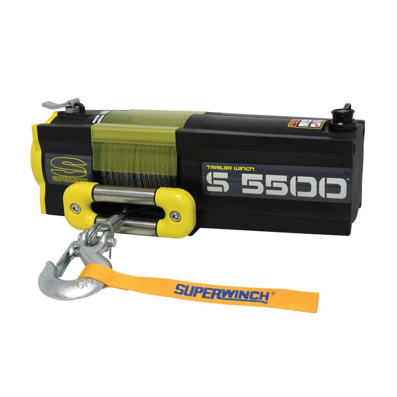 Superwinch 5500 LBS 12V DC 7/32in x 60ft Steel Rope - 1455200