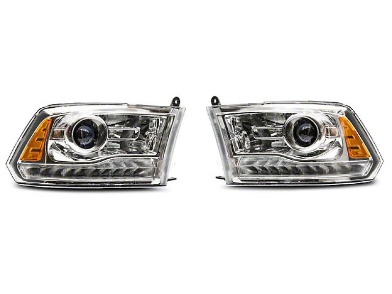 Raxiom 09-18 Dodge RAM 1500 LED Halo Headlights w/ Swtchbck - R111519
