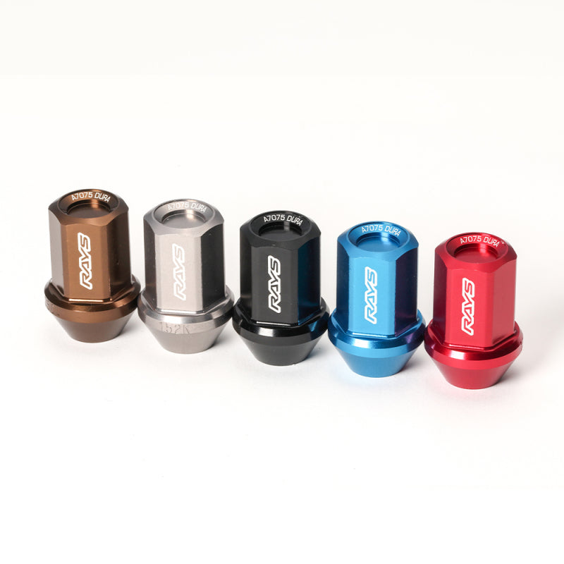 Rays Dura-Nut L37 Straight Type 6H 12x1.25 Lug Nut Set - WDURA3712125B6H