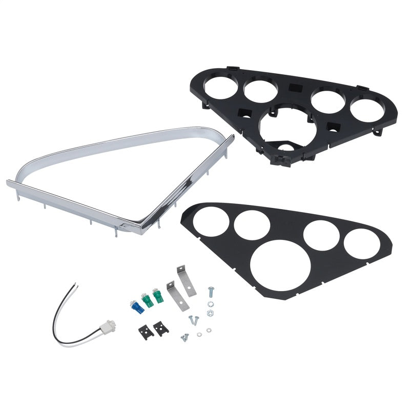Autometer 55-59 Chevy Trucks 5-Gauge Dash Panel (Fits one 3-3/8in - 2208