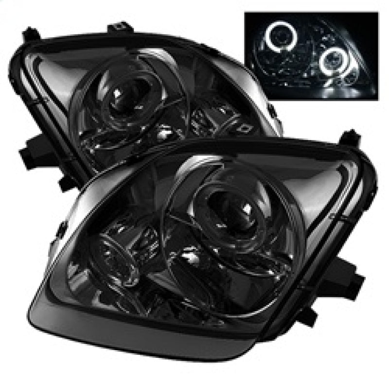 Spyder Honda Prelude 97-01 Projector Headlights LED Halo Smoke High - 5011053