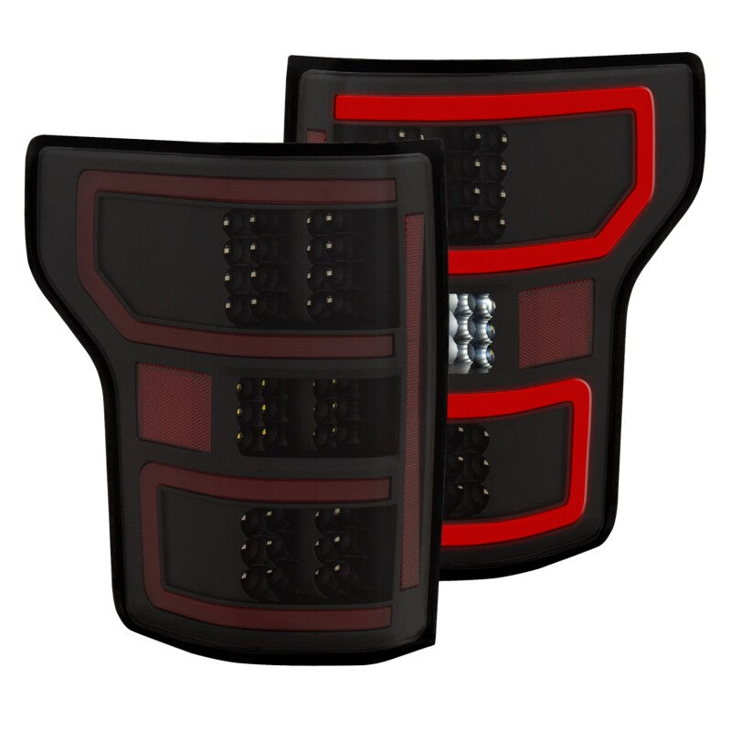 ANZO 18-19 Ford F-150 LED Taillights Black - 321338