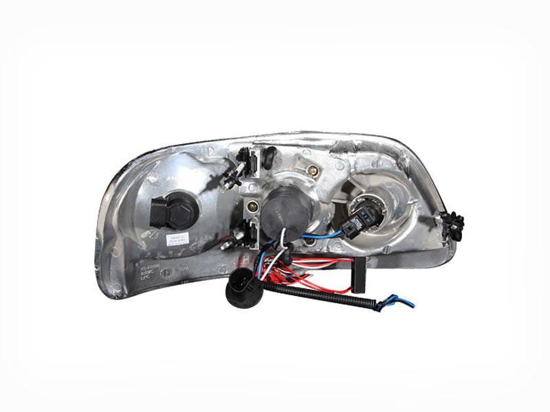 ANZO 1997.5-2003 Ford F-150 Projector Headlights w/ Halo and LED - 111032