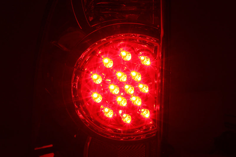 ANZO 2005-2015 Toyota Tacoma LED Taillights Smoke - 311179