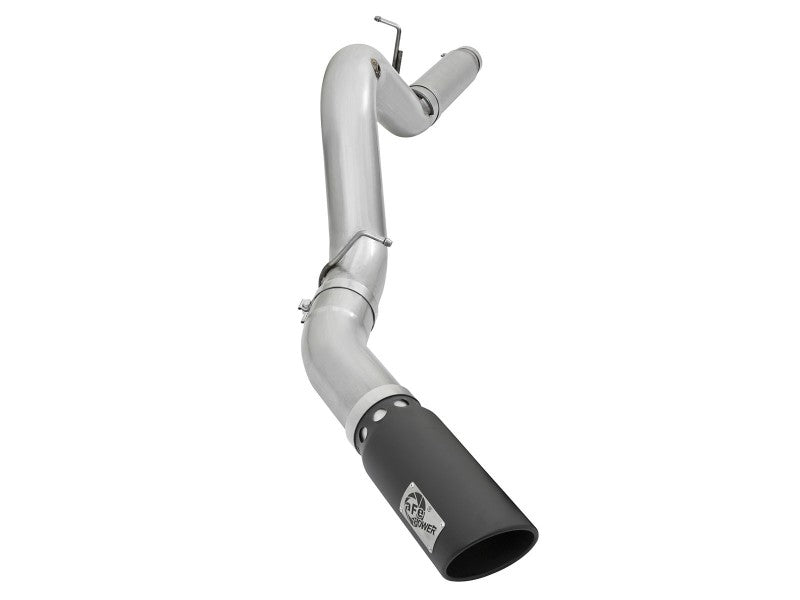 aFe Atlas Exhaust 5in DPF-Back Aluminized Steel w/ Black Tips - 49-04081-B