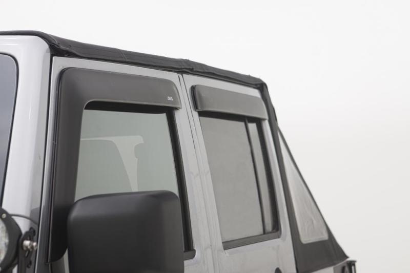 AVS 07-18 Jeep Wrangler (2 Door) Ventvisor & Aeroskin Deflector - 56020060