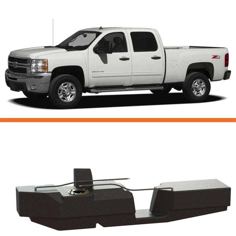 Titan Fuel Tanks 01-10 GM 2500/3500 Duramax Crew Cab Short - 7010201