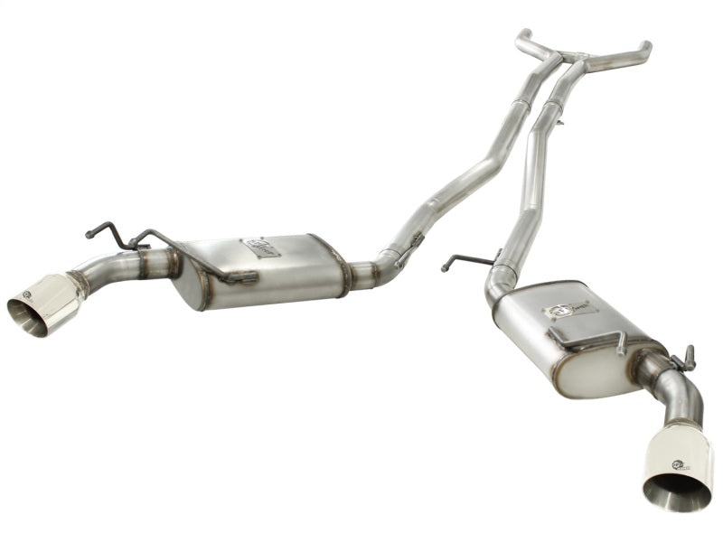 aFe MACHForce XP Exhaust 2.5in Stainless Steel CB/10-13 Chevy Camaro - 49-44042-P