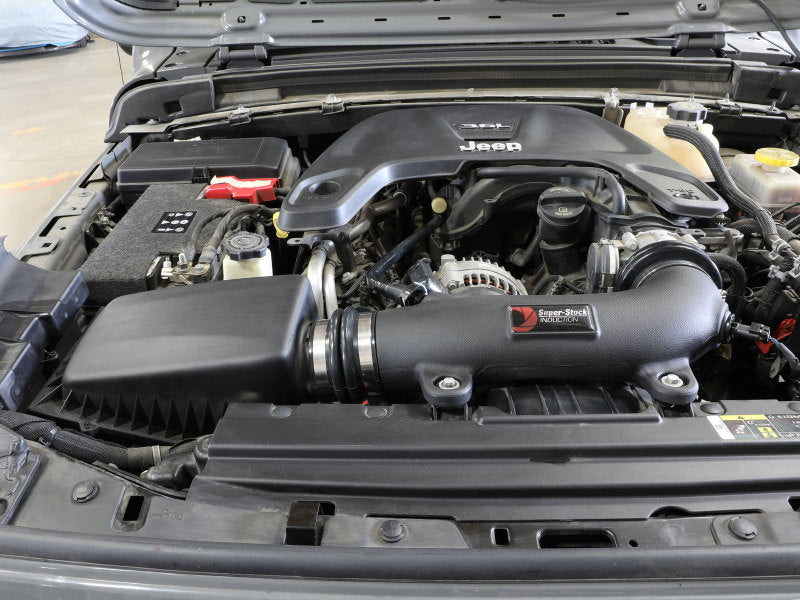 aFe Super Stock Induction System Pro Dry S Media Jeep - 55-10009D