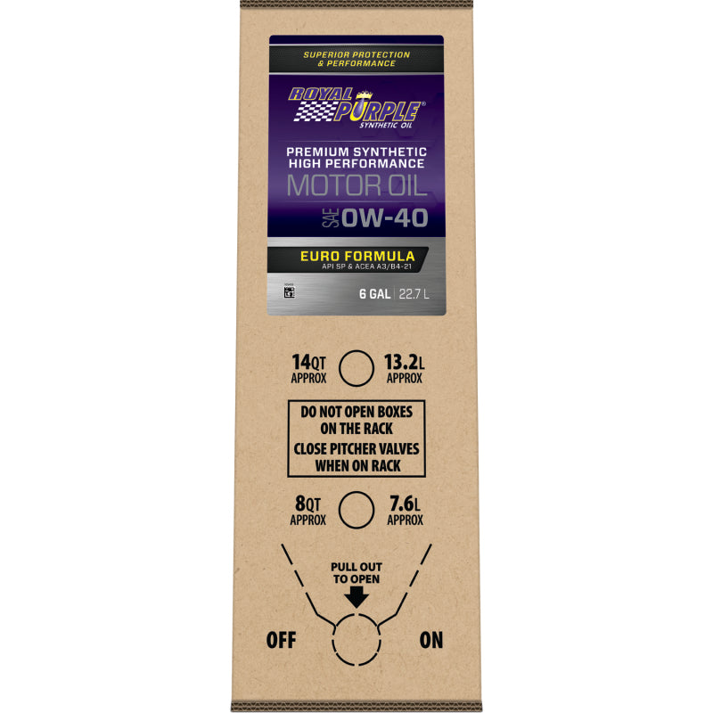 Royal Purple Premium Synthetic High Performance Euro Formula 0W-40 Motor - 60040
