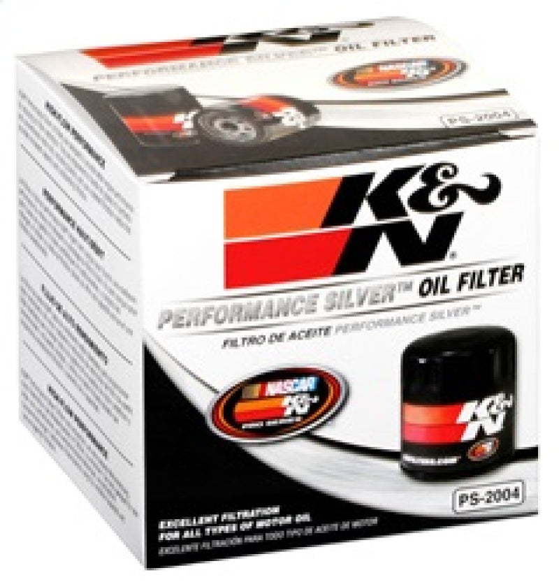 K&N Oil Filter for Fiat/Porsche/Triump/Alfa Romeo/MG/Dodge/Mercury/Toyota 3.656in OD x 4in - PS-2004