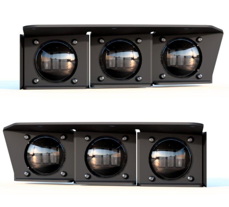 ORACLE Lighting 21-22 Ford Bronco Triple LED Fog Light Kit - 5890-001