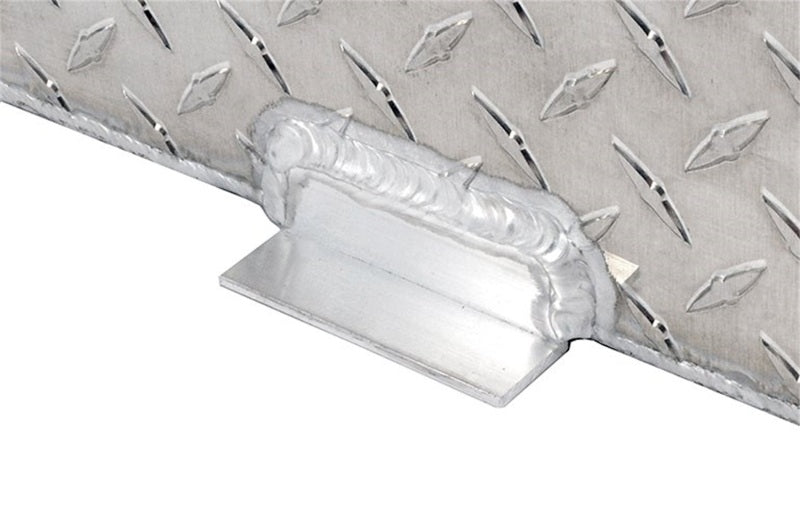 Deezee Universal Tanks - Auxiliary Long Rectangle Brite-Tread Aluminum - DZ91752X